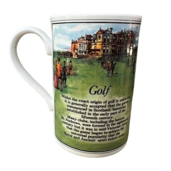 Vintage Dunoon Golf Stoneware Mug made in Scotland - Picture 2 of 7